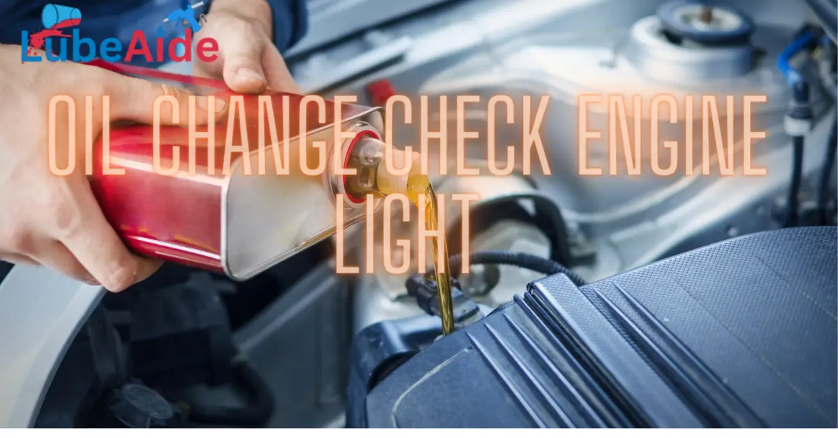 Oil Change Check Engine Light