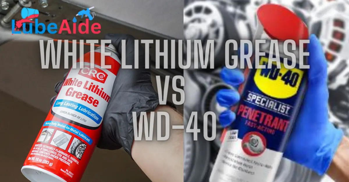 White Lithium Grease vs WD-40