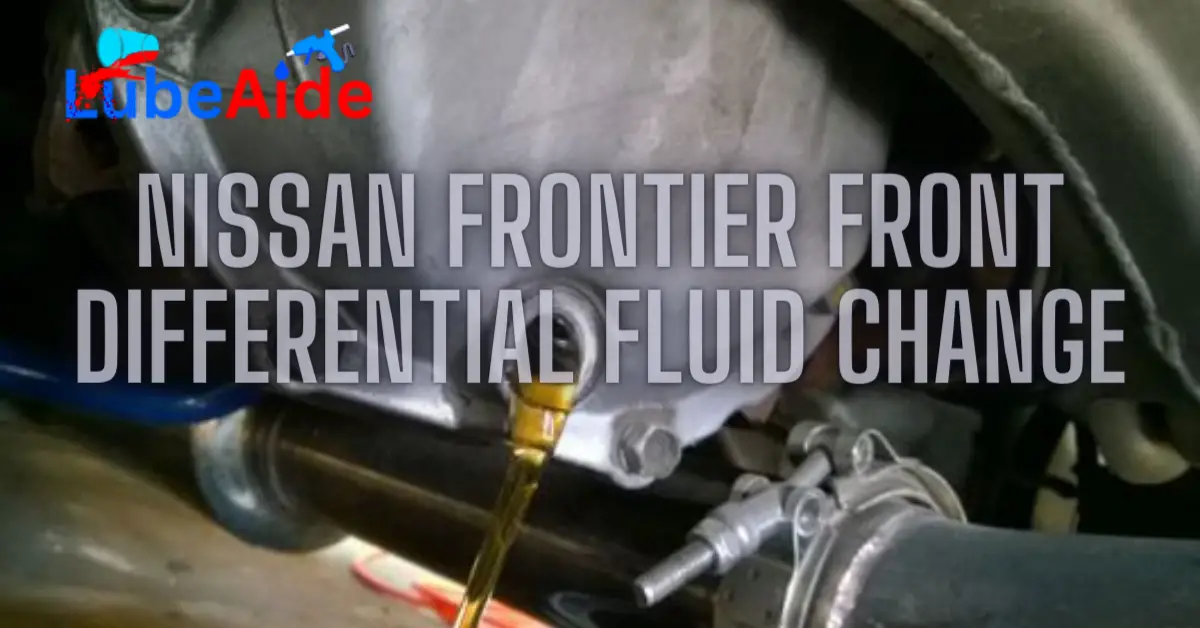 Nissan Frontier Front Differential Fluid Change
