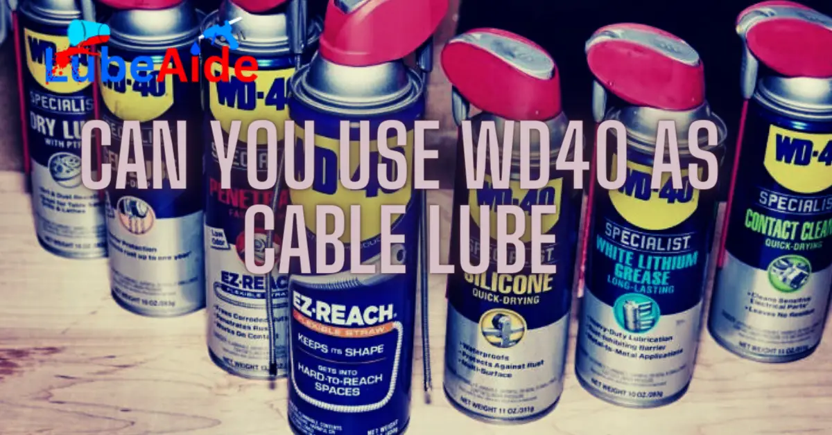 Can You Use WD40 as Cable Lube